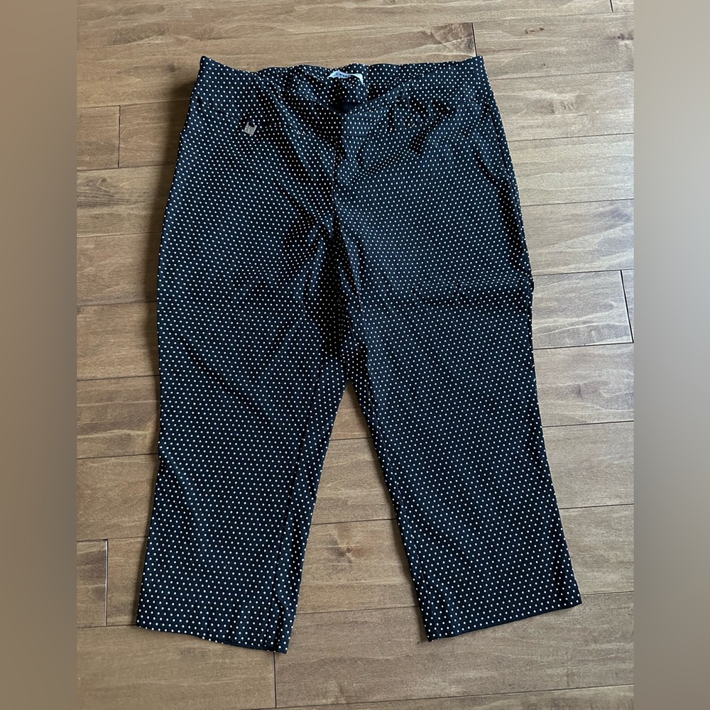 Polka Dot Capri Pants